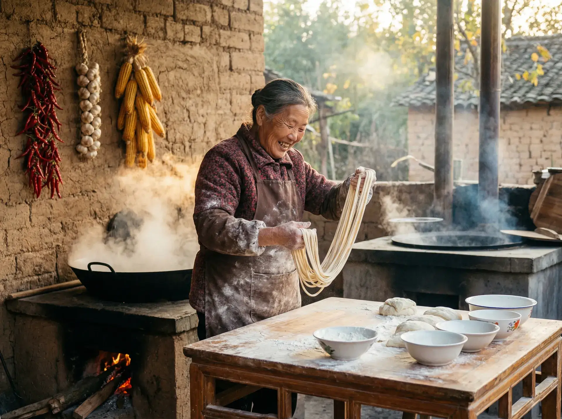 农家大嫂手擀面 - 一楼一凤官网 乡村美食